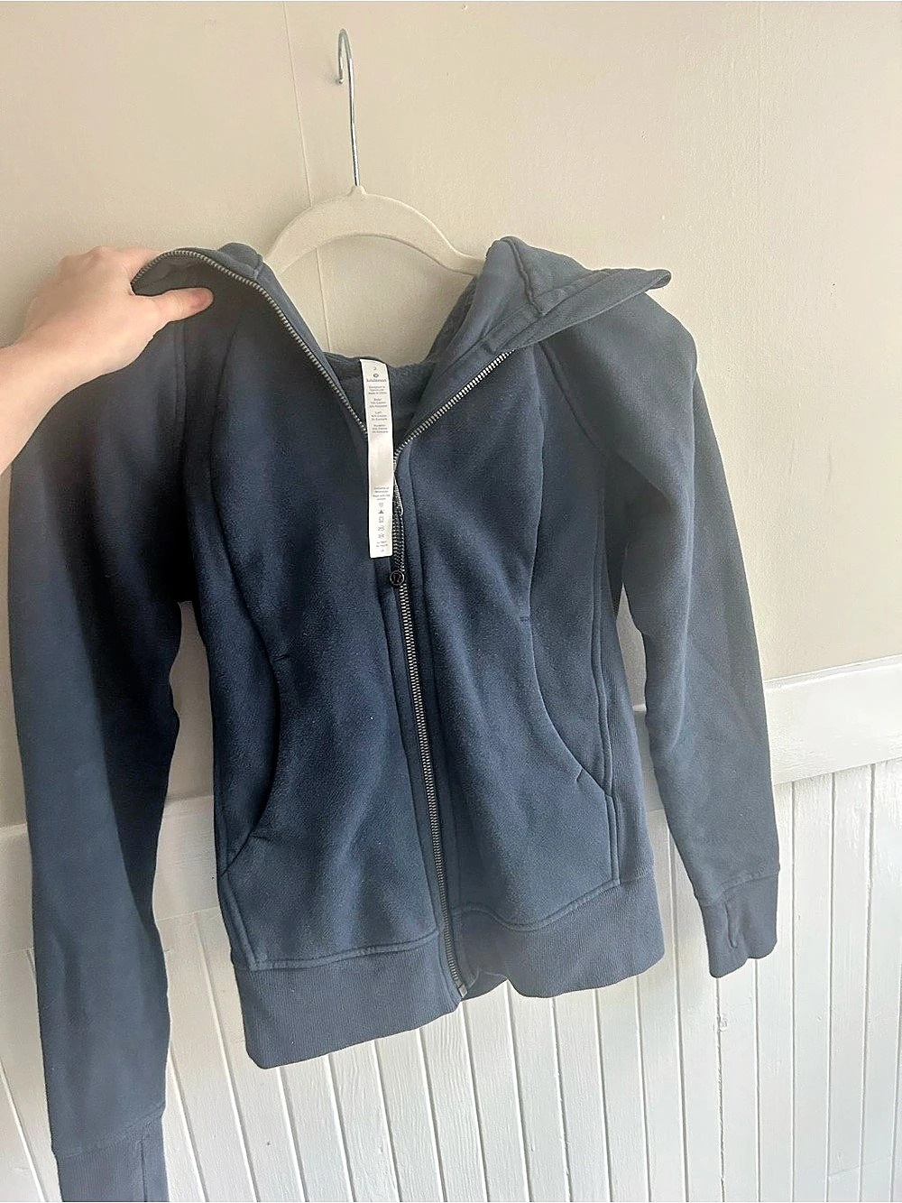 lululemon Scuba Hoodie Full-Zip Blue Size 2
